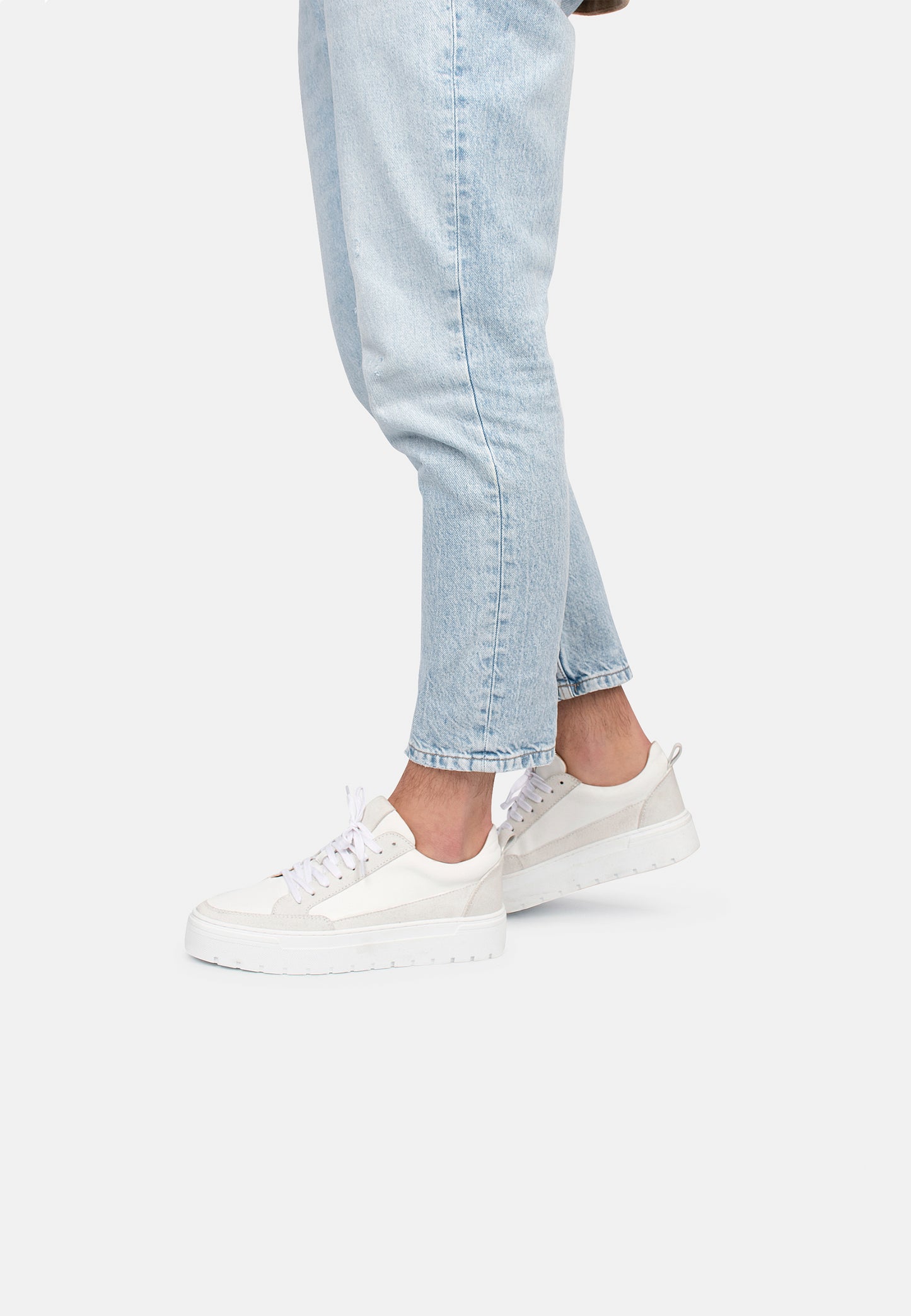 Sneaker Ivar Leder weiß