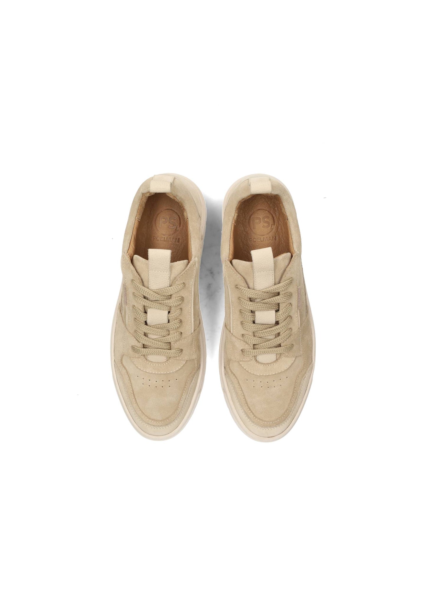 Sneaker Ivar Velourleder beige