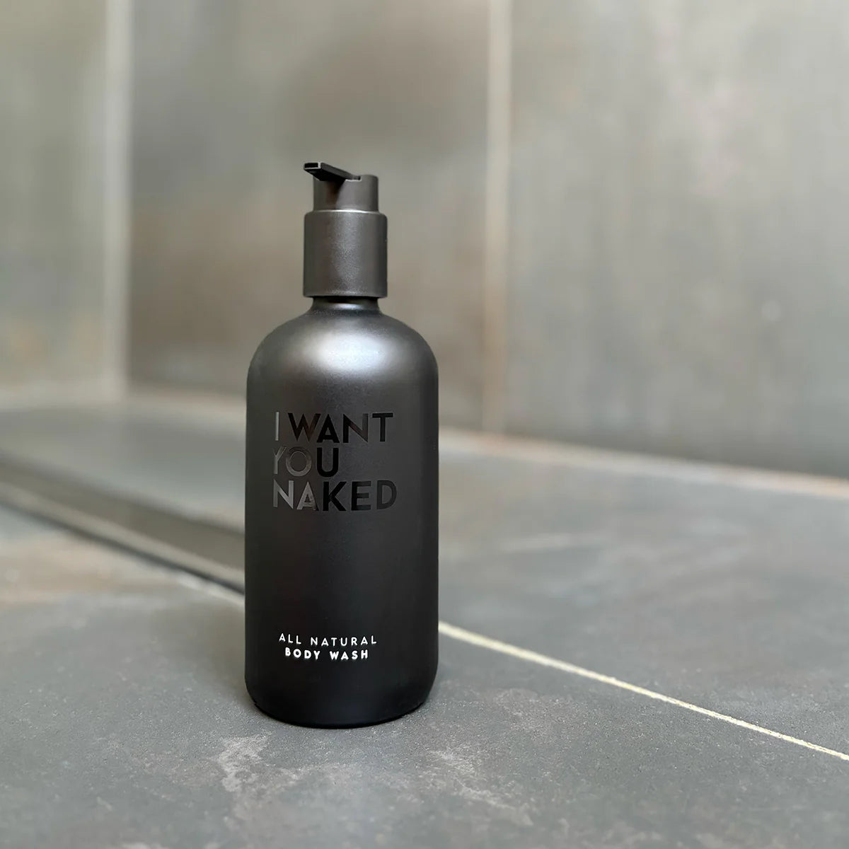 Body Wash ''For Heroes'', 250ml, Glasflasche schwarz-matt