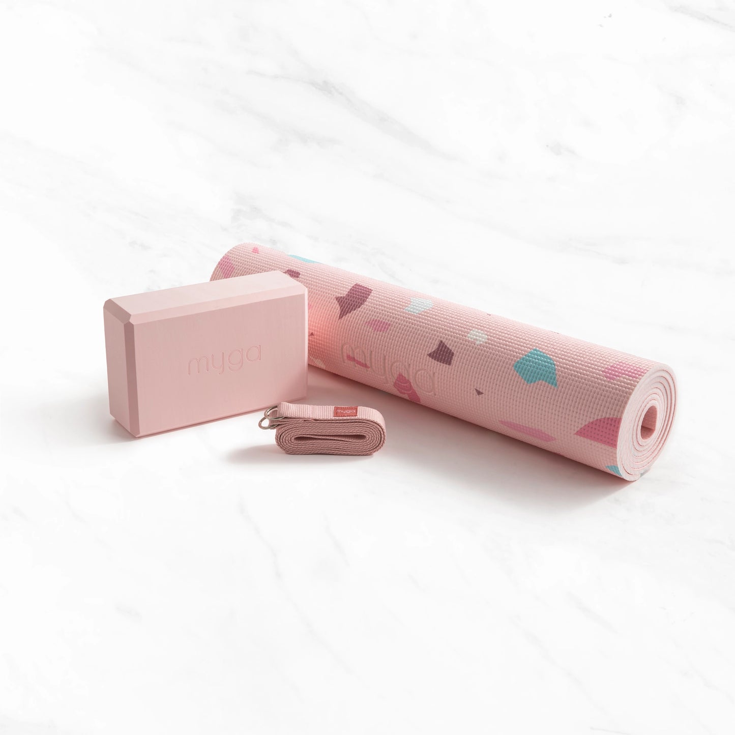 Yoga Starter Kit, terrazzo