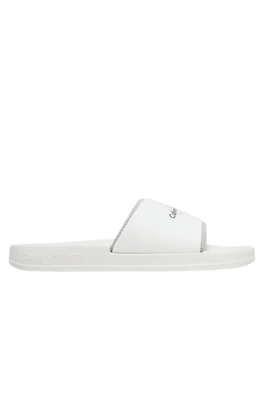 Pool Sandal bright white / mushroom