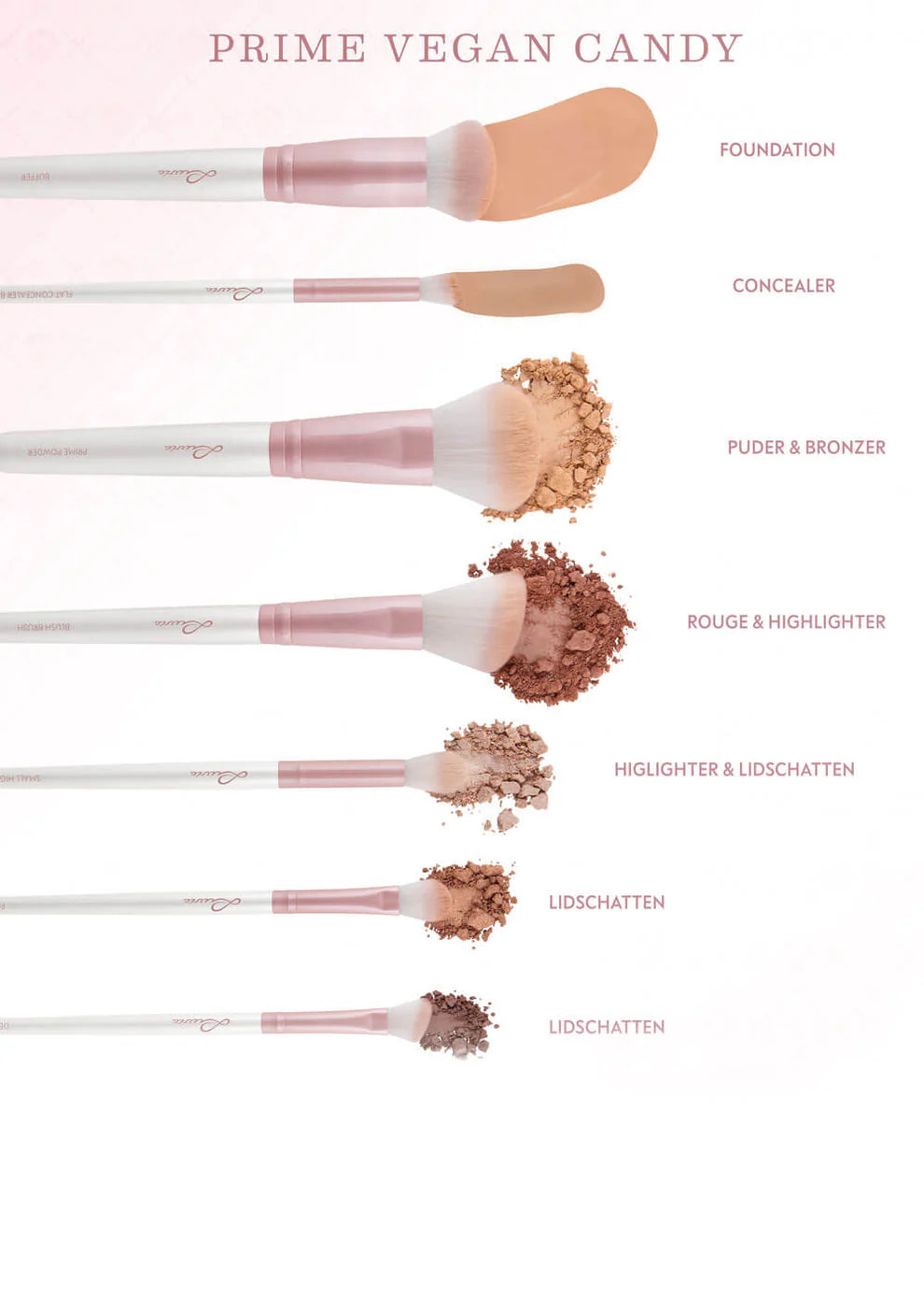 Prime Vegan Candy Pinselset