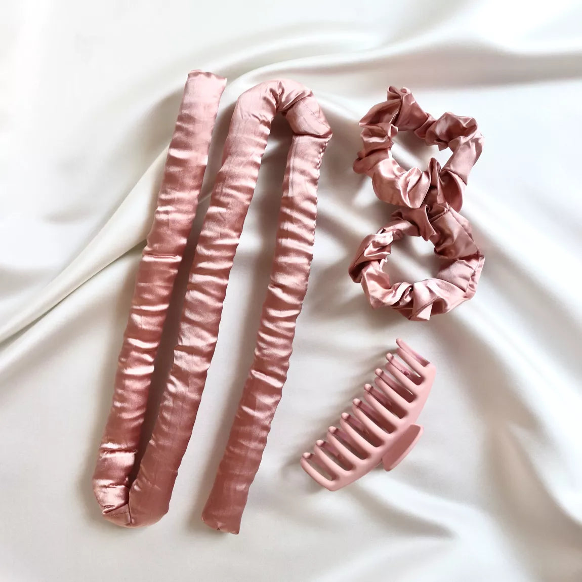 Locken-Set Blush Pink