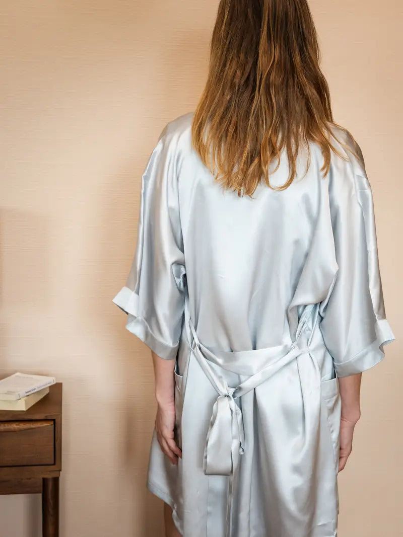 Kimono Seide pearl