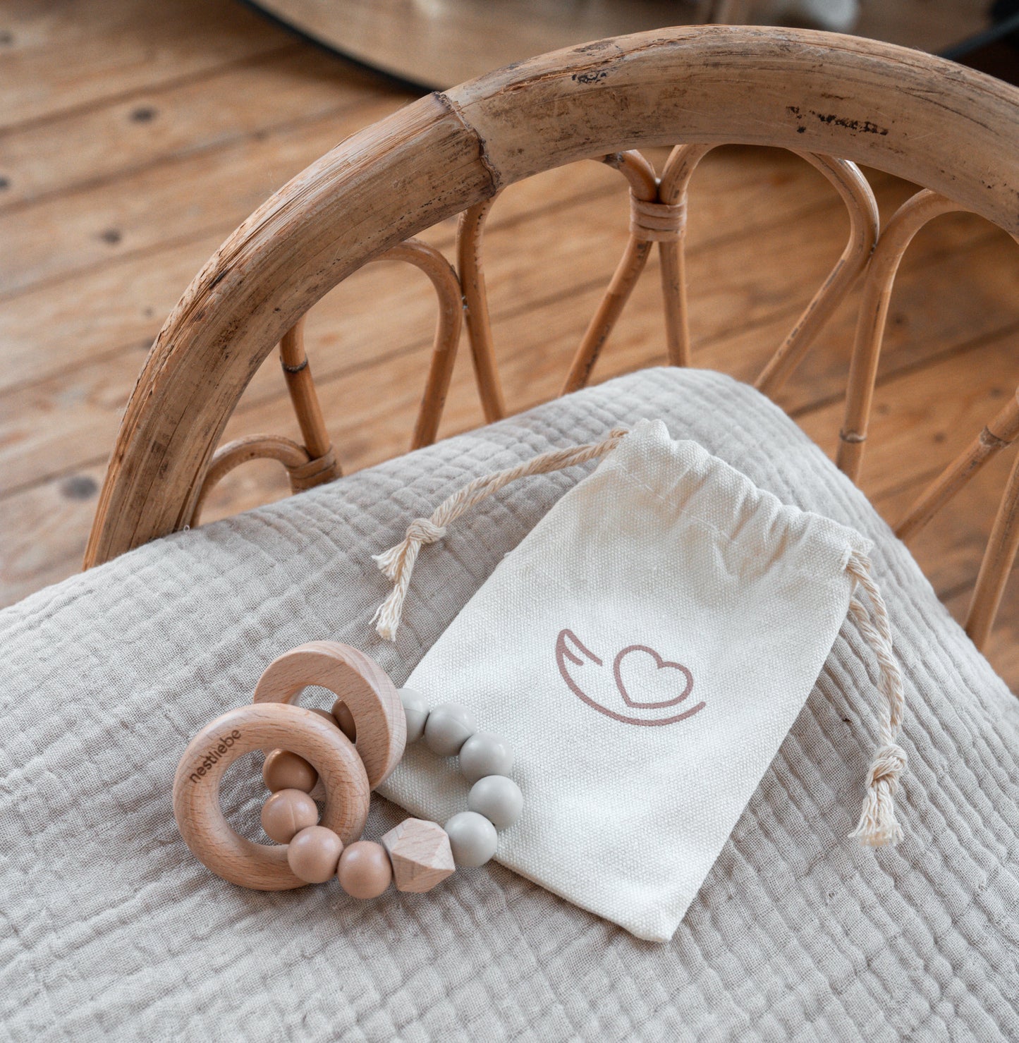 Greif- und Beißring für die kindliche Entwicklung