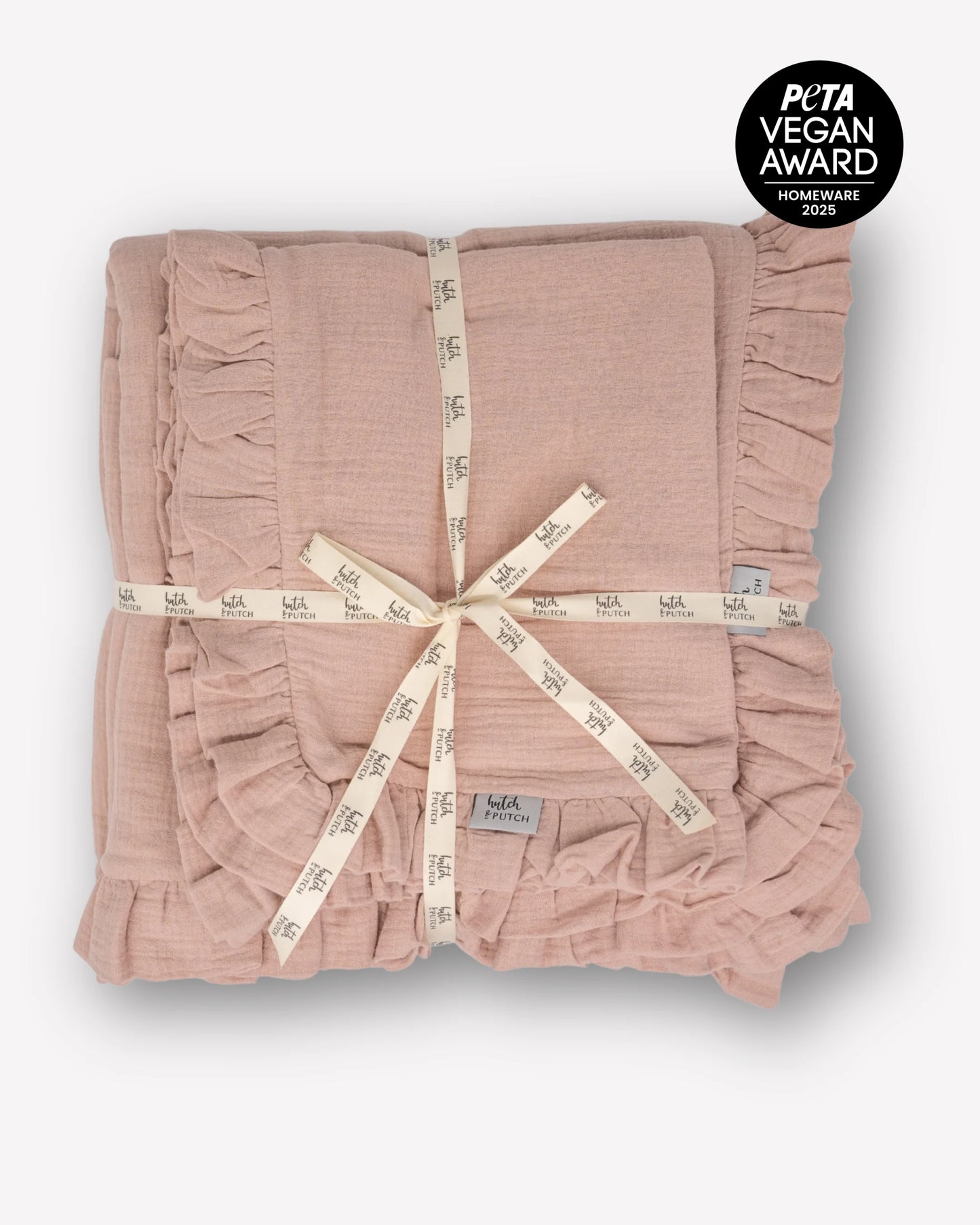 Hutch&Putch Bettwäsche Sets Rüschen Blush