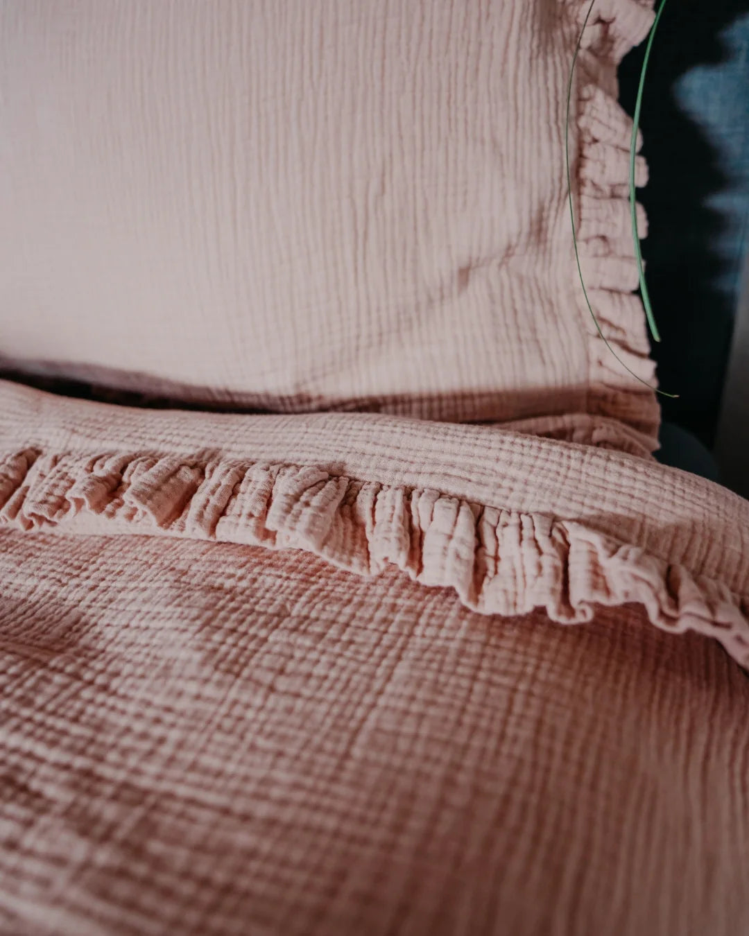 Hutch&Putch Bettwäsche Sets Rüschen Blush